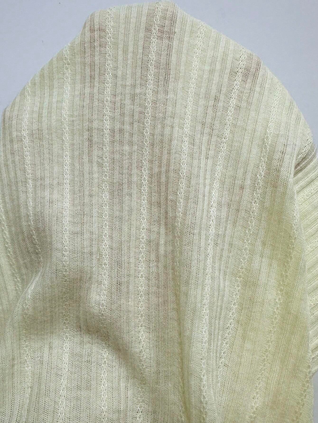 Women'S Solid Color Ribbed Casual Homewear Set