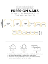 Transform Your Nails with 24Pcs Medium Square Glitter Ombre Fake Toenail & 1Pc Nail File & 1Sheet Tape