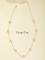 1Pc Fashion Iron Alloy Geometric Decor Long Necklace for Women for Daily Life
