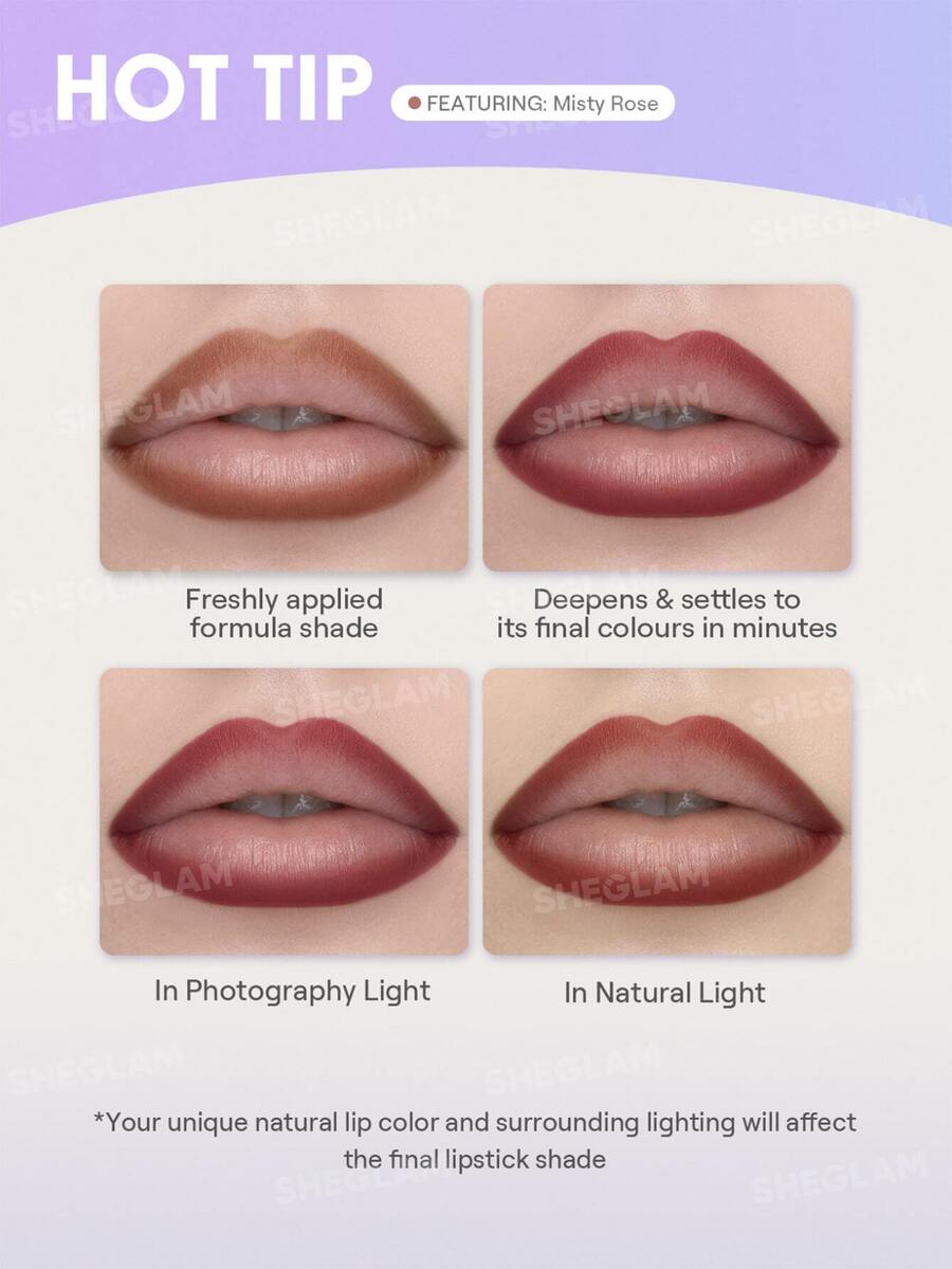 SHEGLAM قلم شفاه