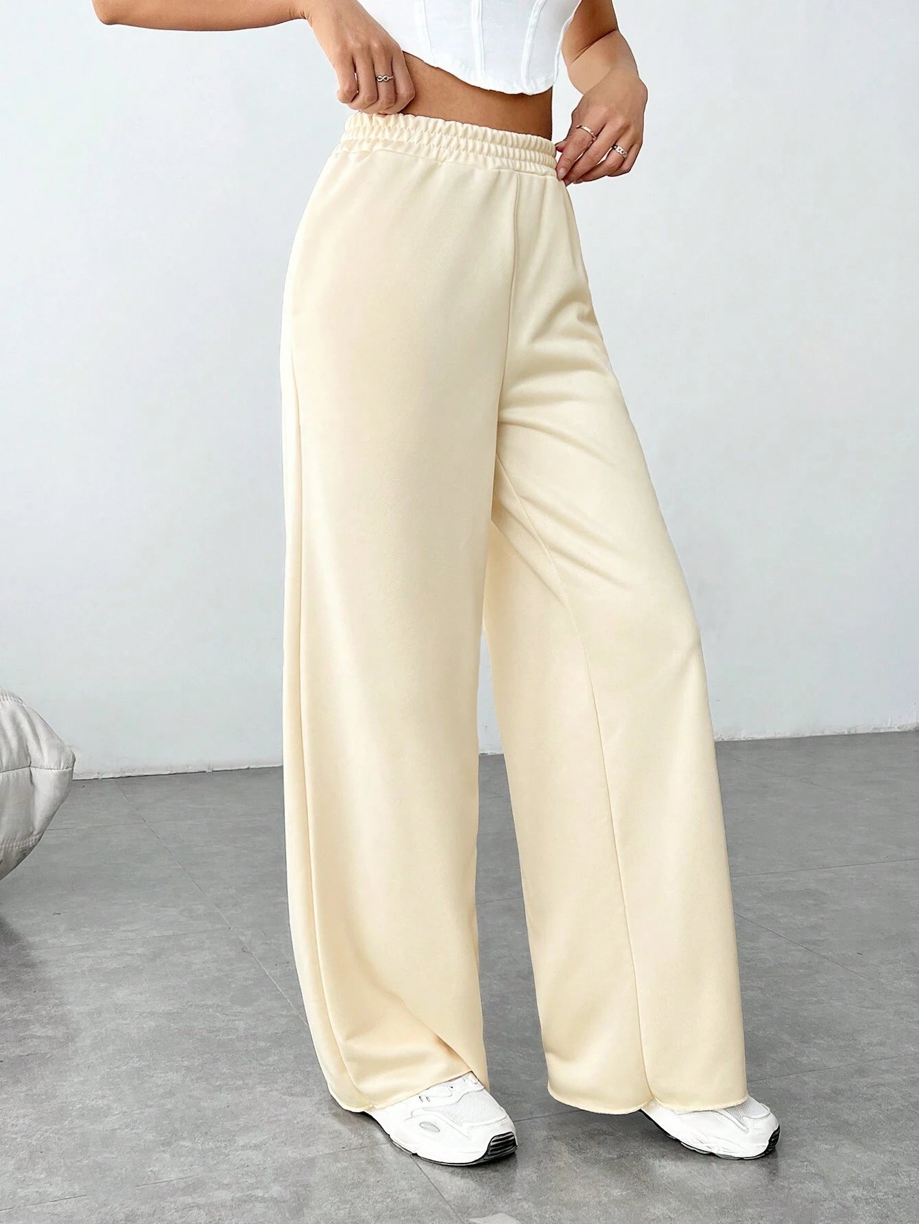 Ezwear Valentine'S Day Women'S Elastic Waist Sweatpants, Letter Printed