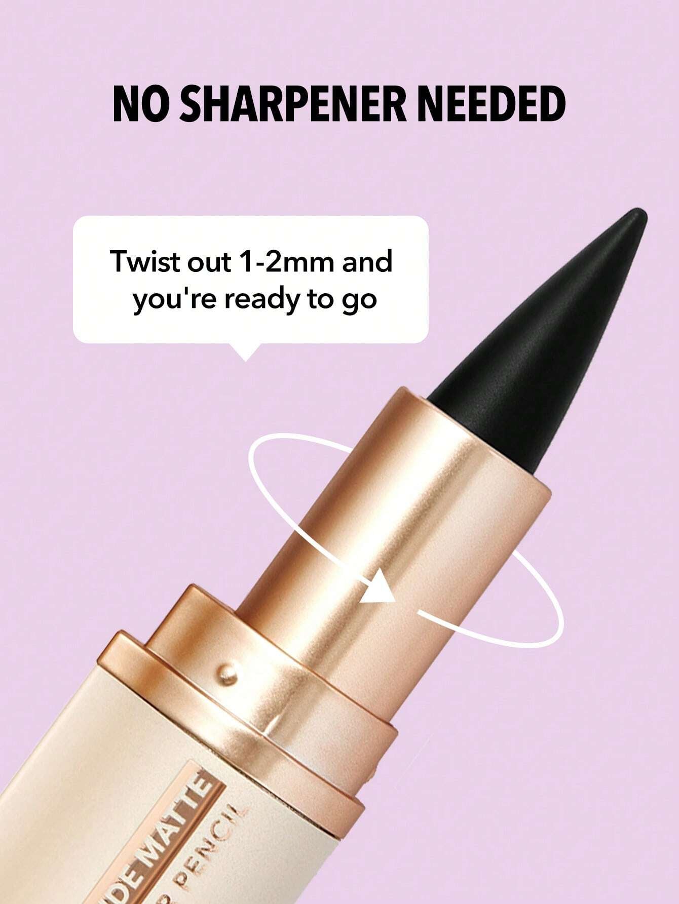 SHEGLAM EZ Glide Matte Eyeliner Pencil Highly Pigmented Black Smoky Eyes Matte Eyeliner Pencil Smudge-Proof Long-Lasting Ultra-Fine Eyeliner Blendable Smooth Cat Eye Eye Make up Black Friday Black Gift Eyeliner