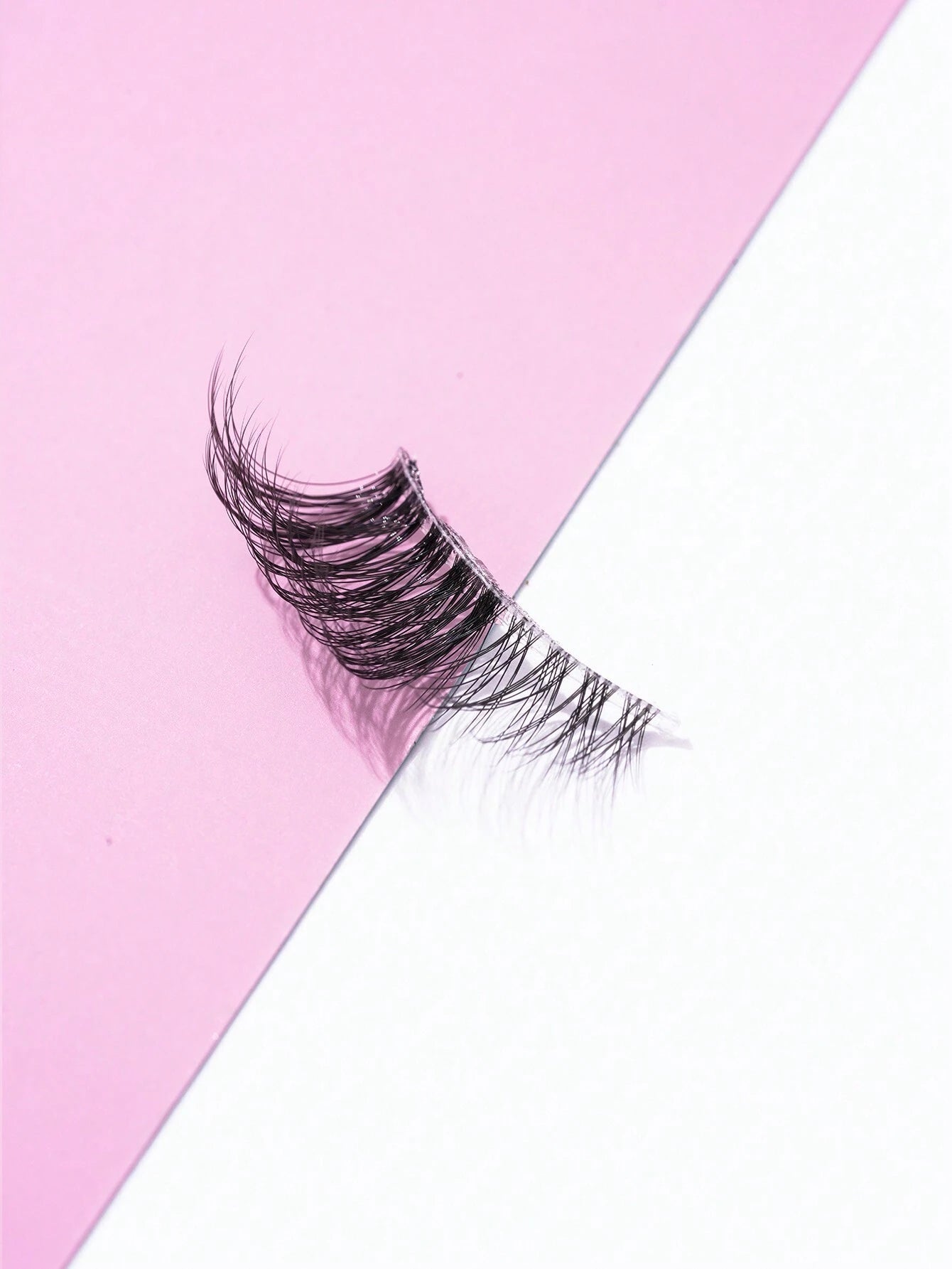 7Pairs/Set Natural Long 3D Crossed Transparent Stem False Eyelashes 5-13Mm