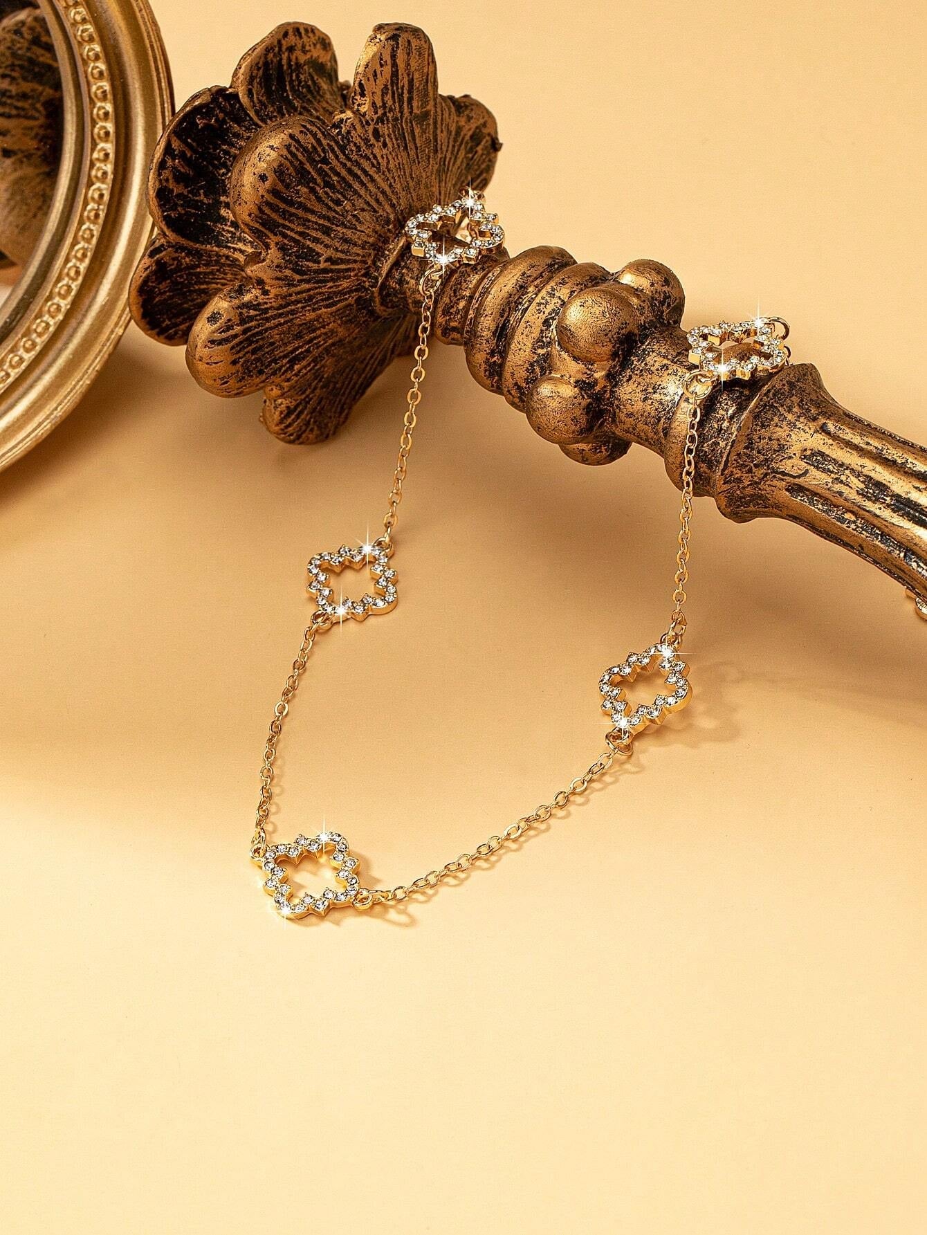 1Pc Fashion Iron Alloy Geometric Decor Long Necklace for Women for Daily Life