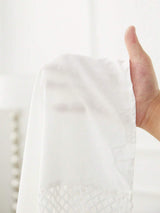 Contrast Lace Lantern Sleeve Nightdress Nightgown