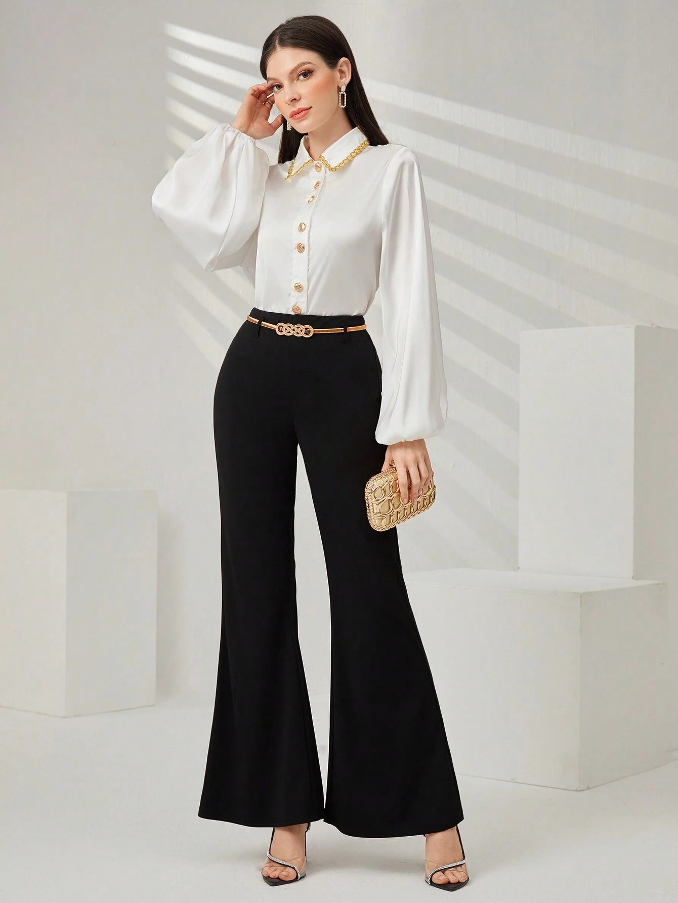 Modely Women'S Solid Color Flared Pants