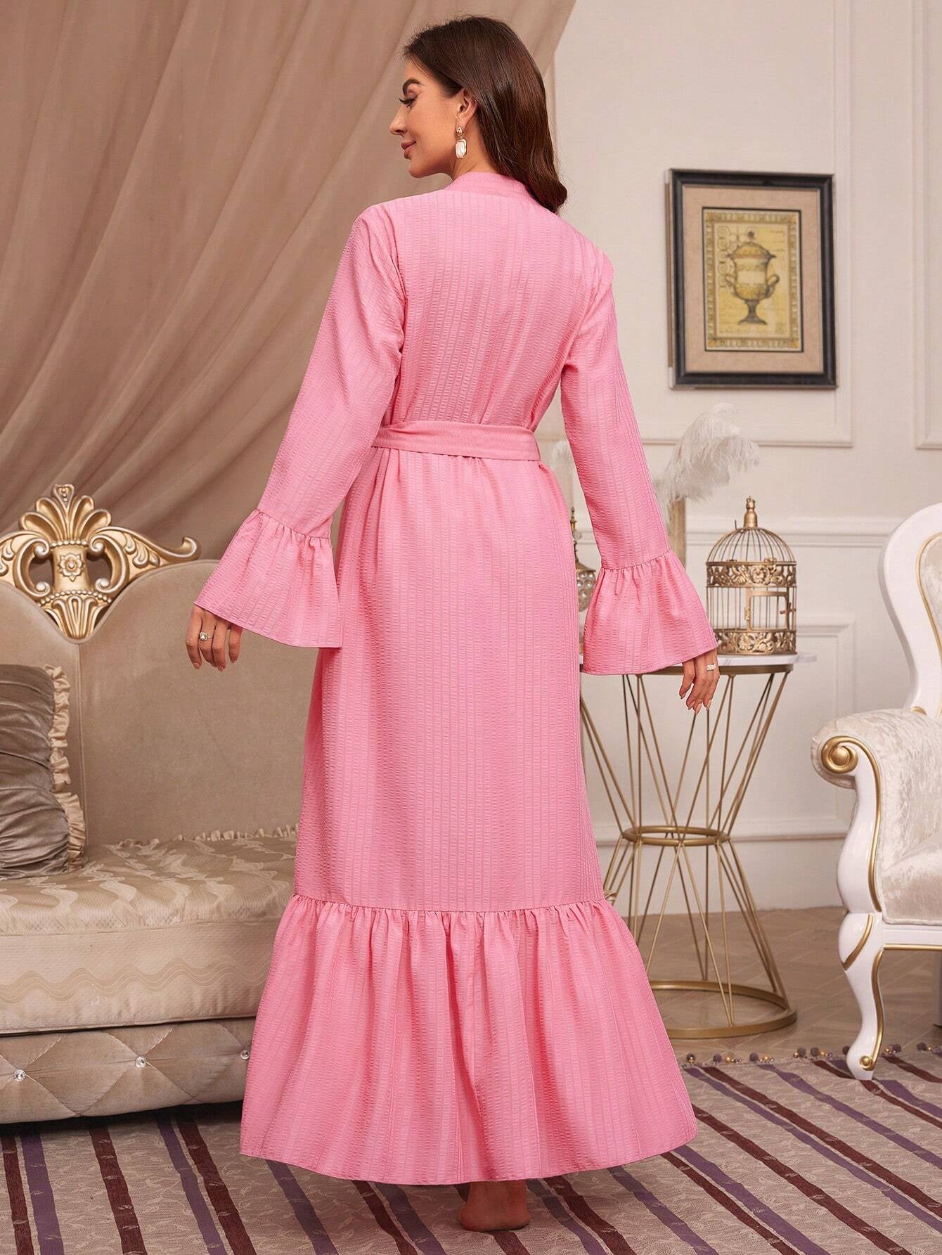 Women'S Long Flounce Sleeve Nightgown