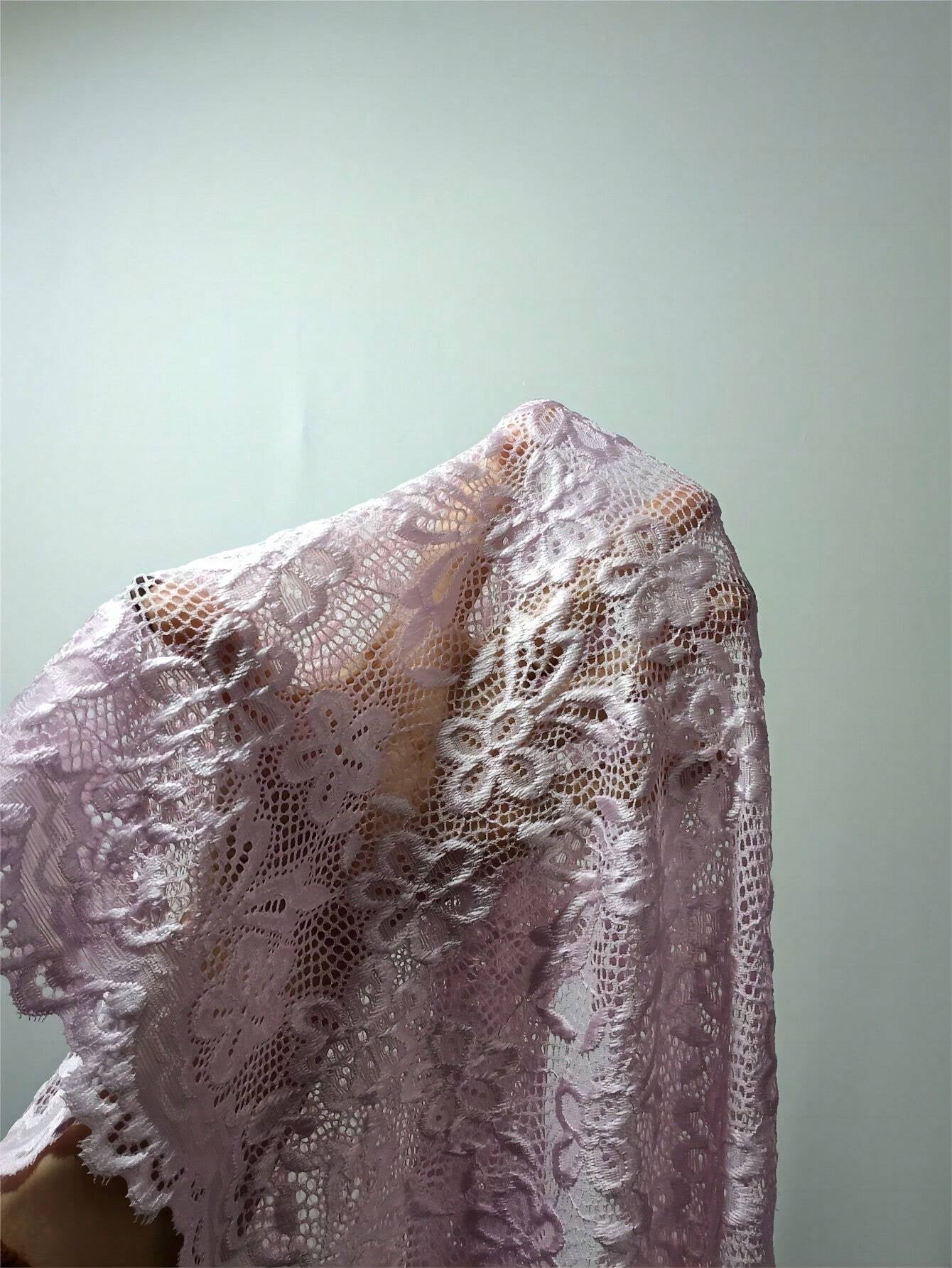 Floral Lace Bow Front PJ Set