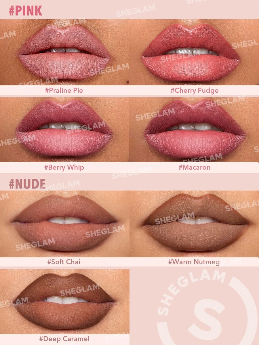 SHEGLAM Deep Caramel  قلم أحمر شفاه وآيلاينر 2 في 1