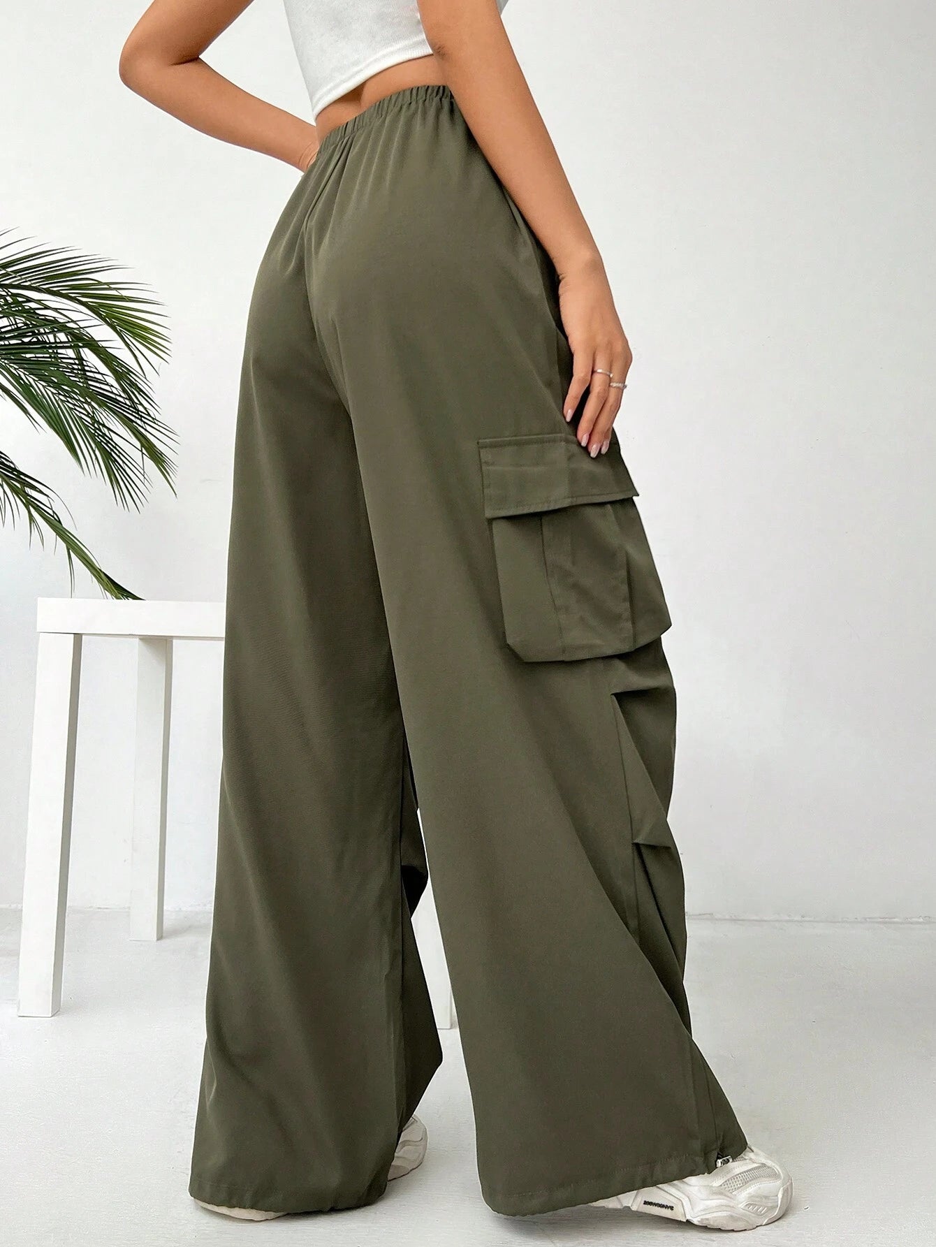 Ezwear Loose-Fit Casual Cargo Pants
