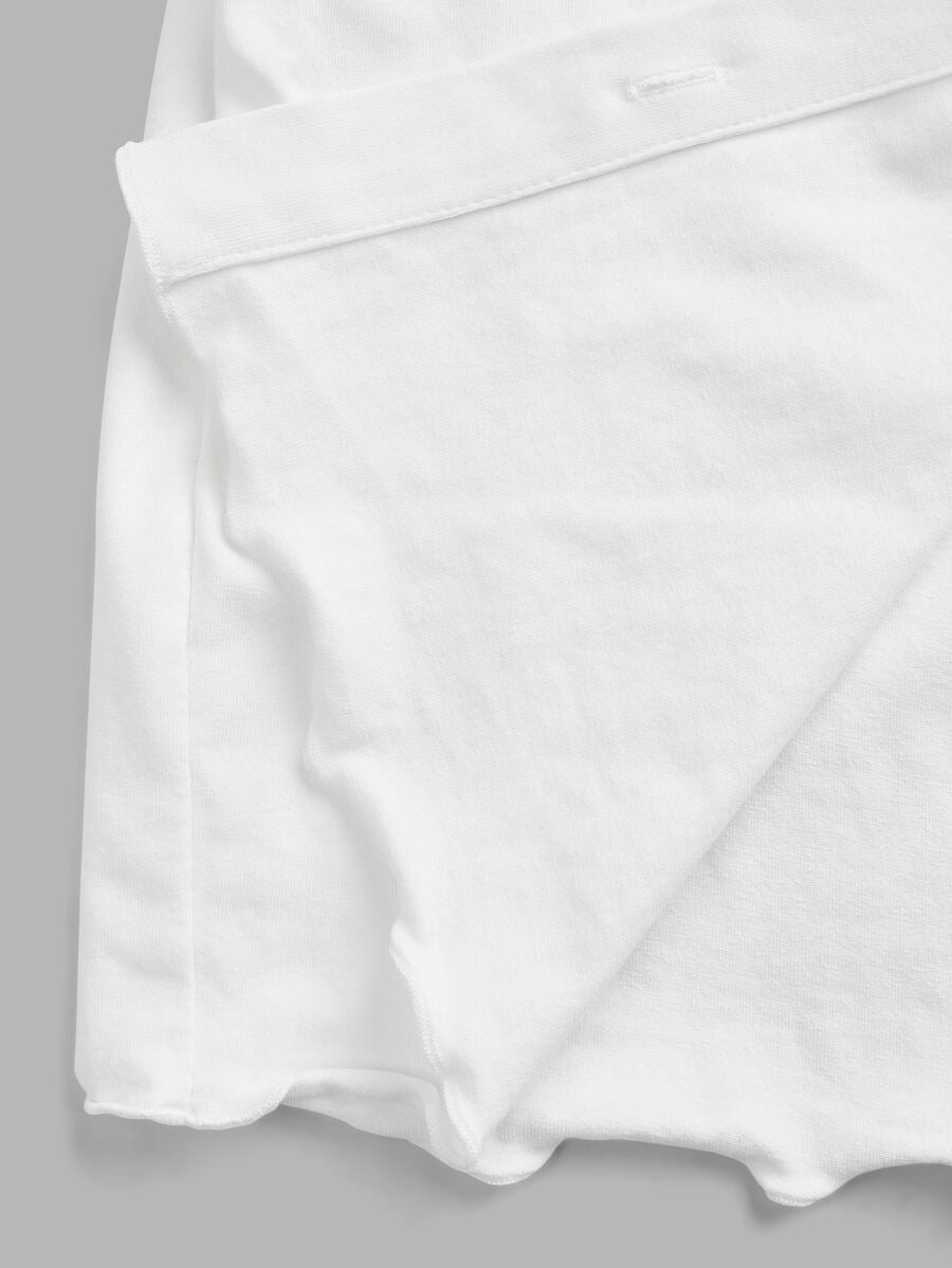 SHEIN LUNE جاكيت نسائي أبيض خفيف وقطني