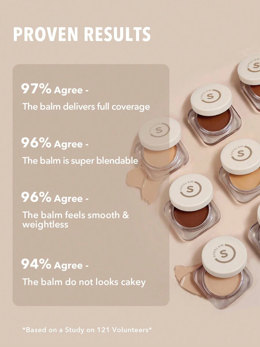 SHEGLAM عينة بلسم كريم أساس تغطية كاملة Skinfluencer - Butterscotch