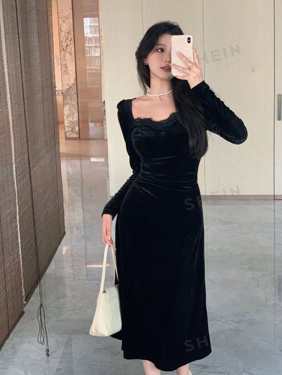 DAZY فستان نسائي أنيق مطرز، موسم العودة إلى المدرسة