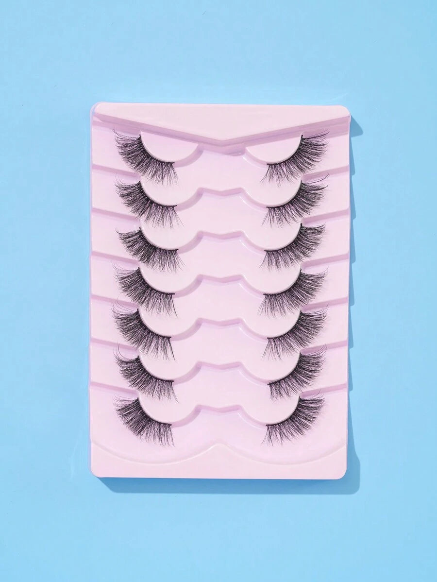 SHEIN رموش عيون كاملة بشريط – أسود