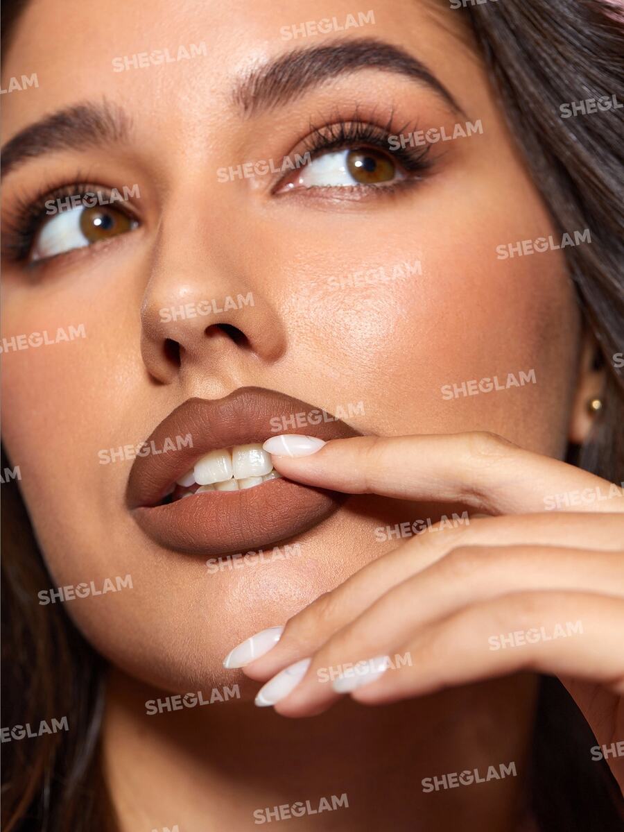 SHEGLAM Deep Caramel  قلم أحمر شفاه وآيلاينر 2 في 1