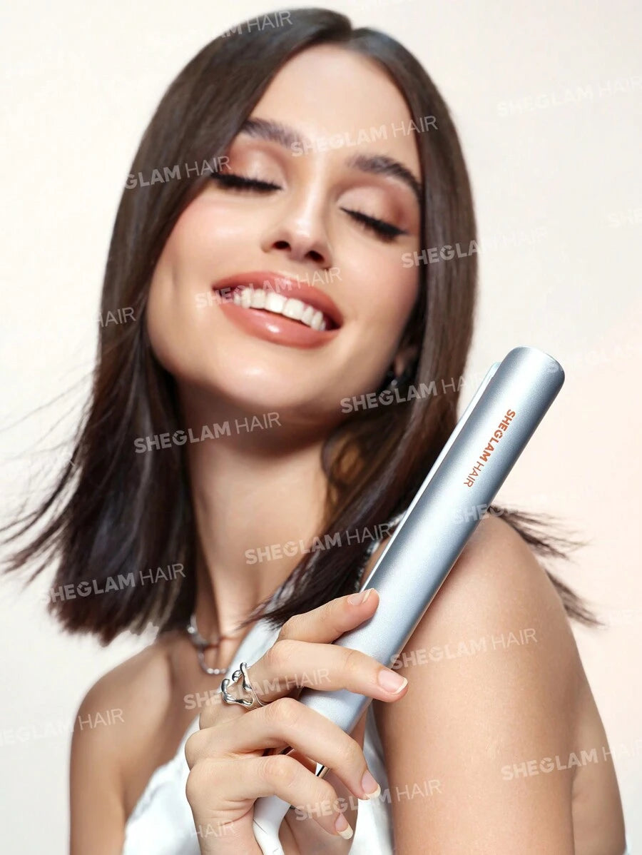 SHEGLAM HAIR الرفيق السفري مكواة الشعر الصغيرة ، مكواة الشعر الصغيرة
