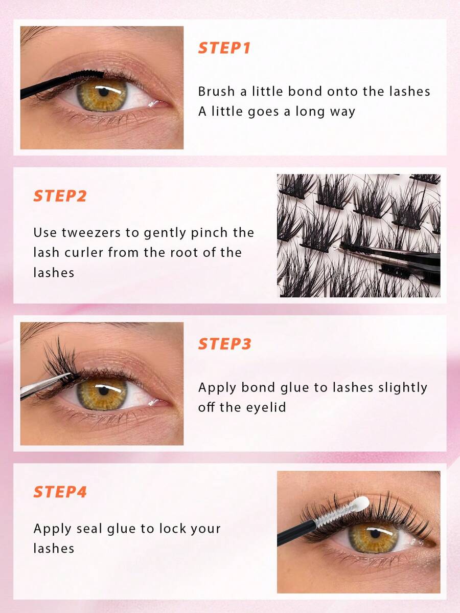 مجموعة رموش الكتلة الفردية 120 قطعة ،مجموعة موسعة من الرموش الصناعية الفردية الناقسة بالقطع بوجود لاصق للرموش ومدمع، ملقط للرموش لرموش الكتلة، وتحويلها إلى رموش الزنابق الفردية، يدويًا، برؤوس صغيرة من الرموش الفردية