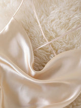 SHEIN Snug Zone طقم فستان نوم قطعتين من الساتان والدانتيل
