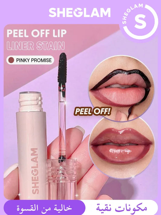 SHEGLAM قلم تحديد الشفاه بلون وردي