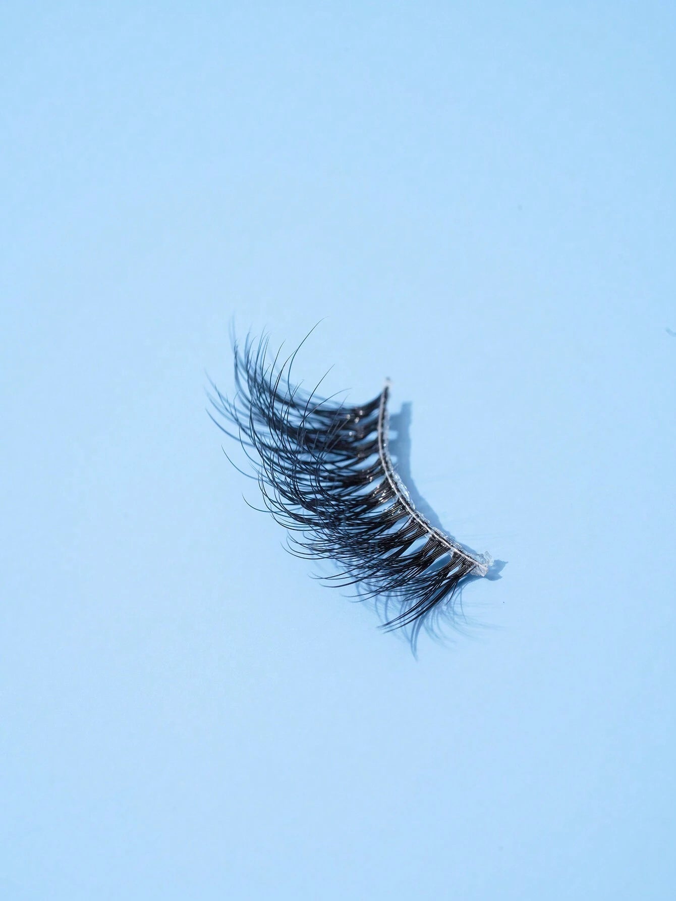 7Pairs/Set Natural Long 3D Crossed Transparent Stem False Eyelashes 5-13Mm