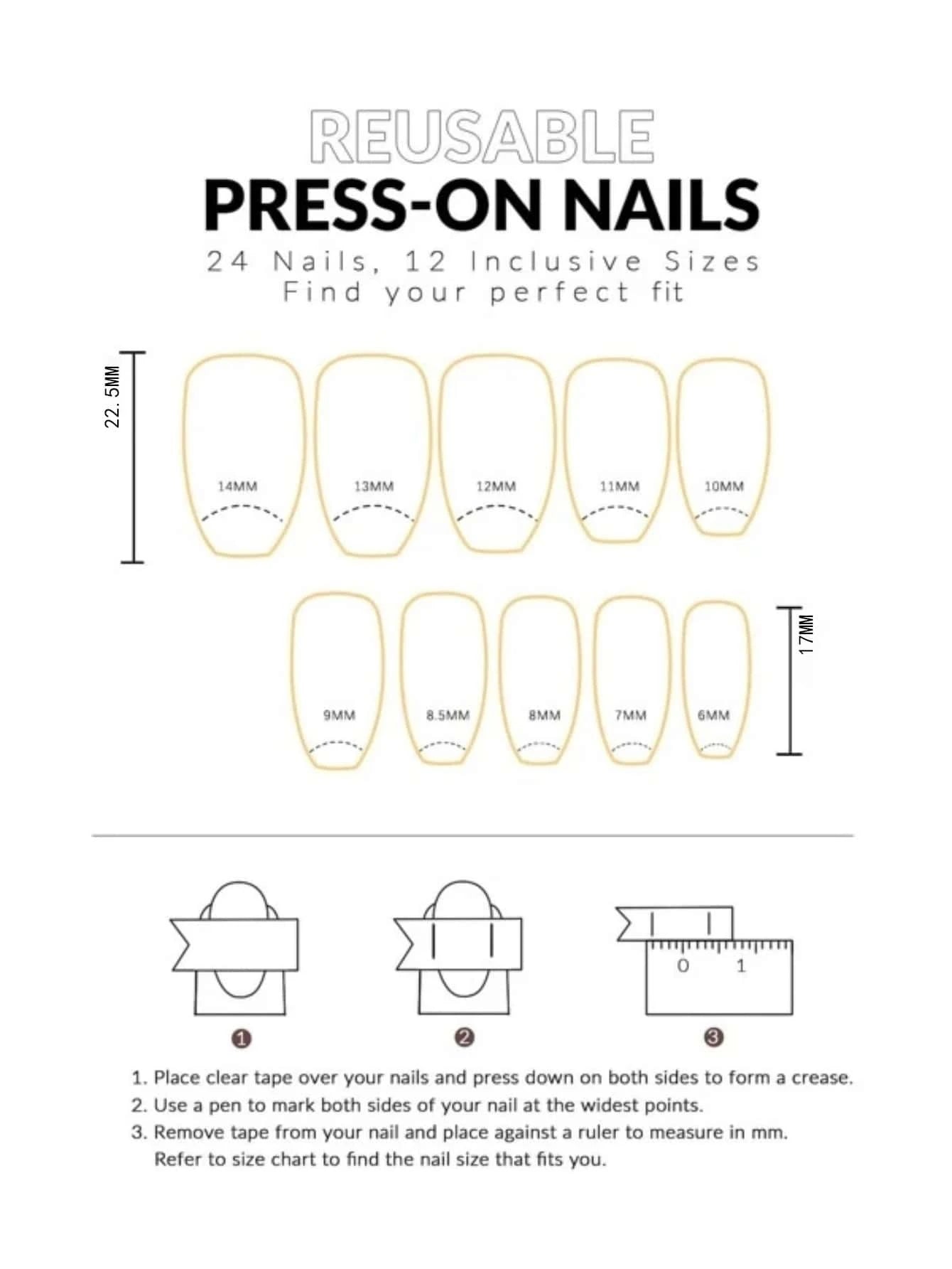 24Pcs/Set Medium Long Almond-Shaped Matte Solid Color Full Cover False Nails for Women and Girls