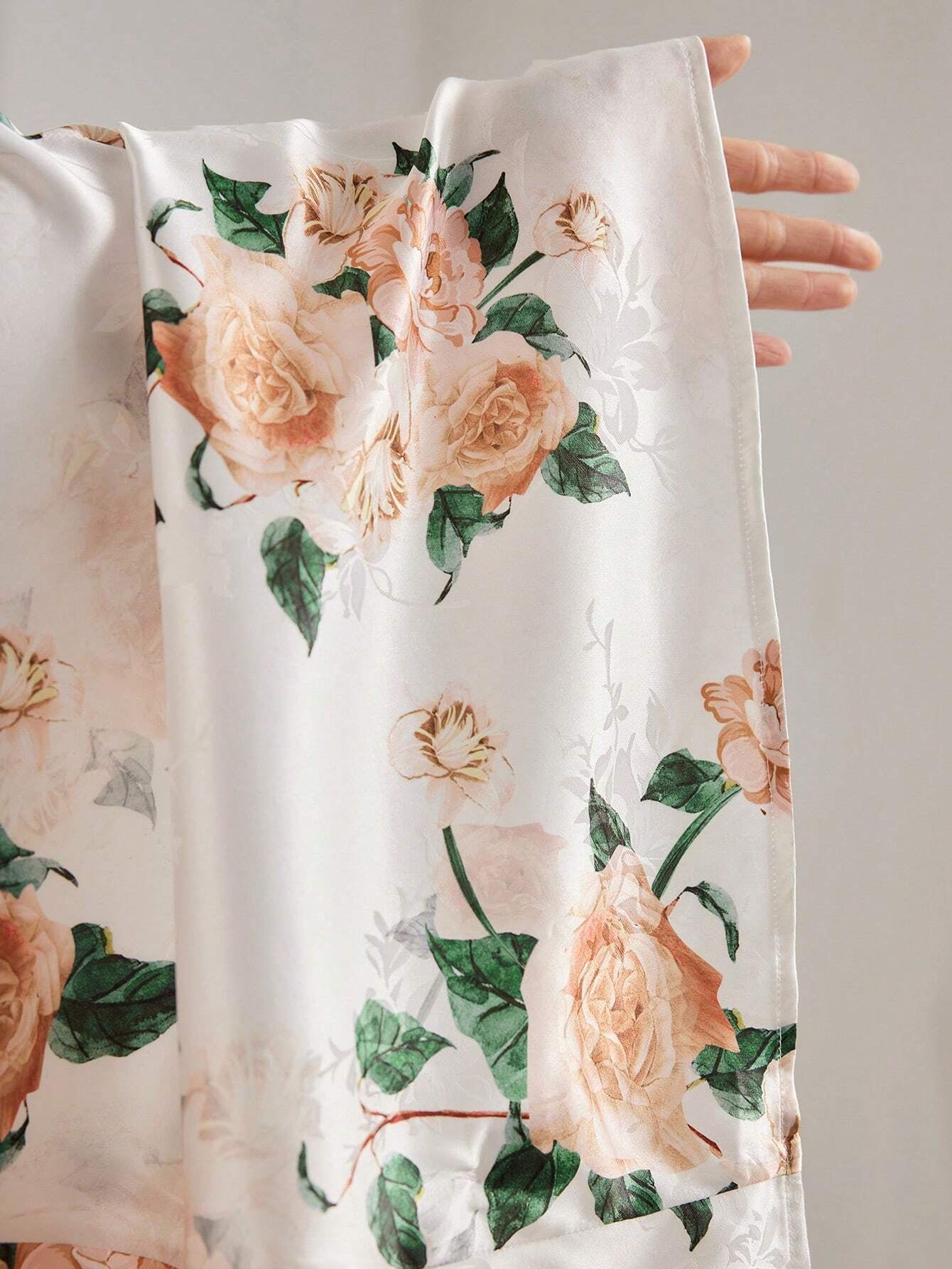 Modely Women'S Floral Printed Butterfly Sleeve Dress