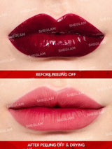 SHEGLAM Peel Talk Lip Tint-Celeb Crush Long-Lasting Waterproof Liquid Lipstick Peel off Lip Stain High Pigment Tattoo Tint Black Friday Sale Gift Lip Tint