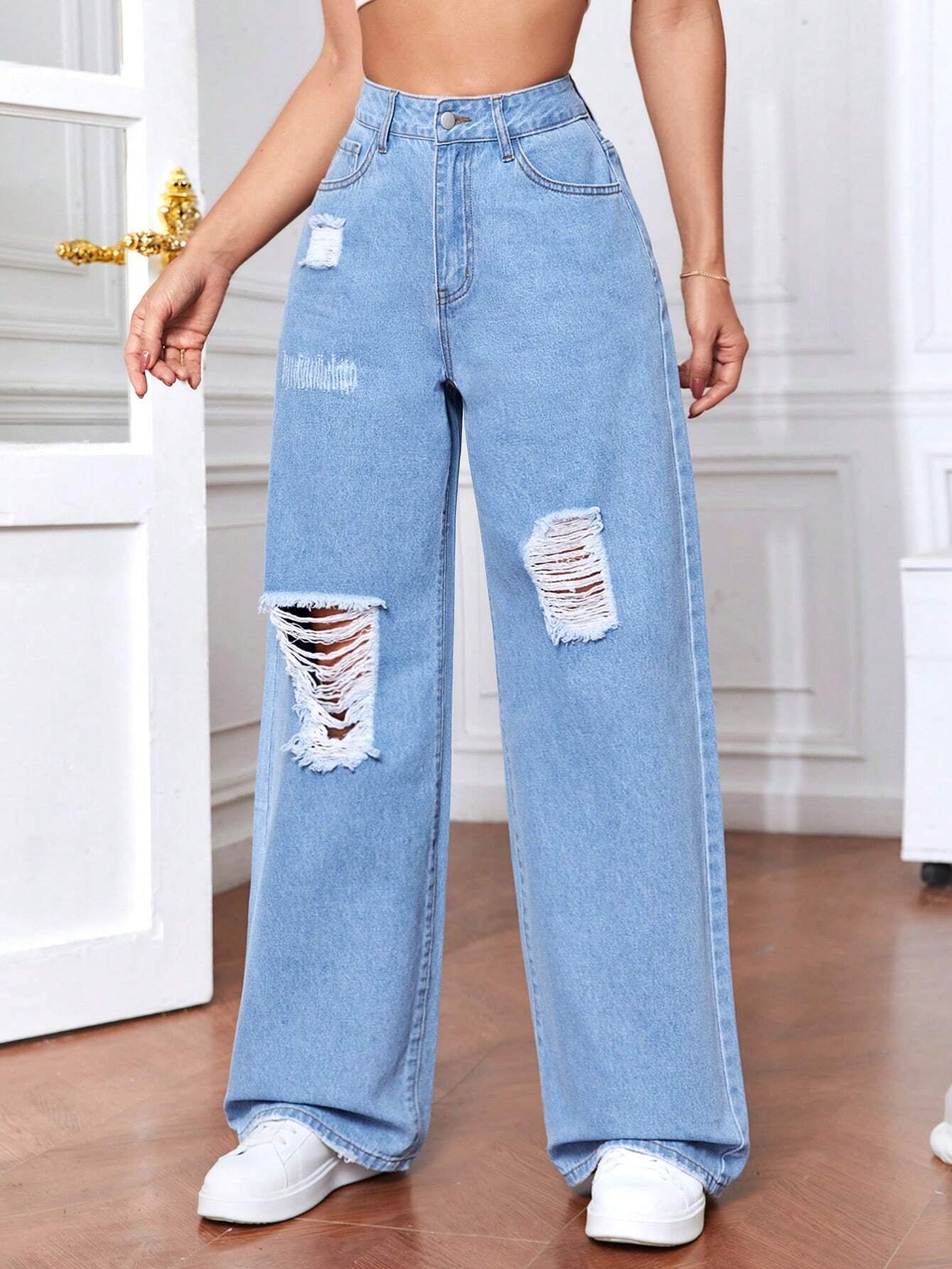 Tall Women'S Ripped Jeans