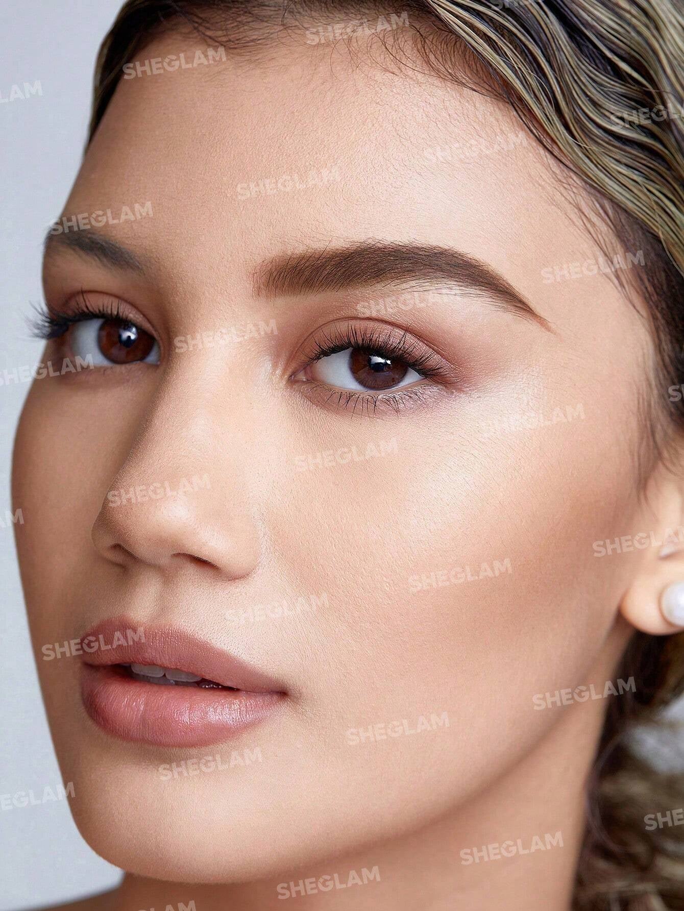 SHEGLAM Genius Eyebrow Stamp-Espresso Natural Eyebrow Powder Easy to Use One Step Eyebrow Shaping Kit Eyebrow Stencil Kit Eye Make up Black Friday Sale Eyebrow