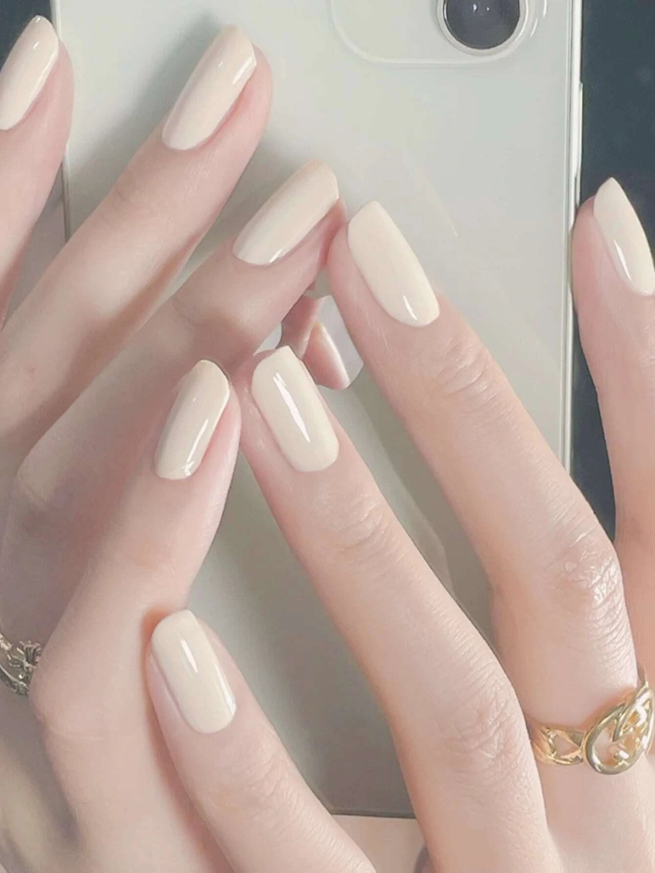 Transform Your Nails with 24Pcs Short Square Burgundy Glossy Solid Fake Nail & 1Sheet Tape & 1Pc Nail File