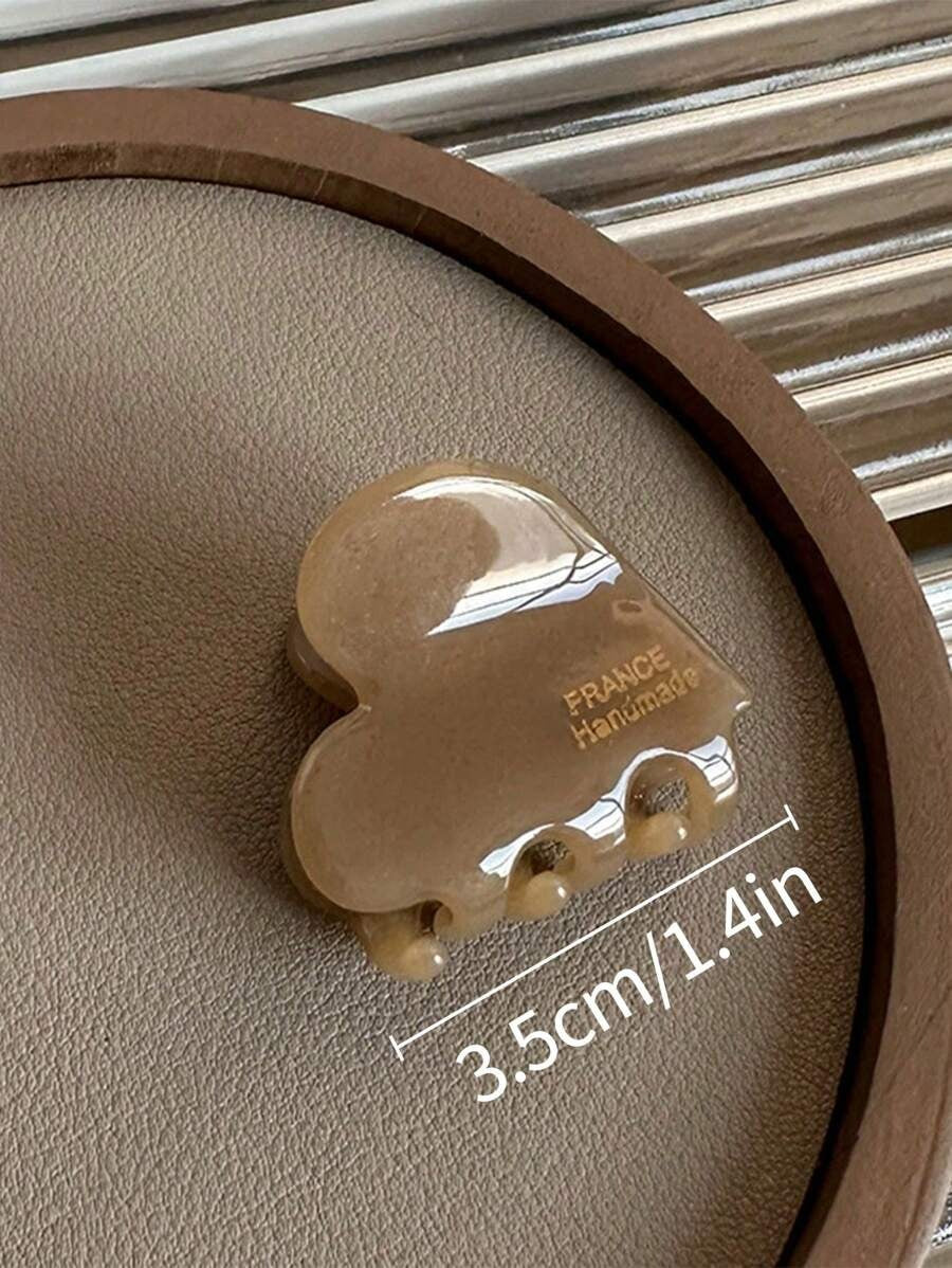 SHEIN مشابك شعر شكل قلب صغير