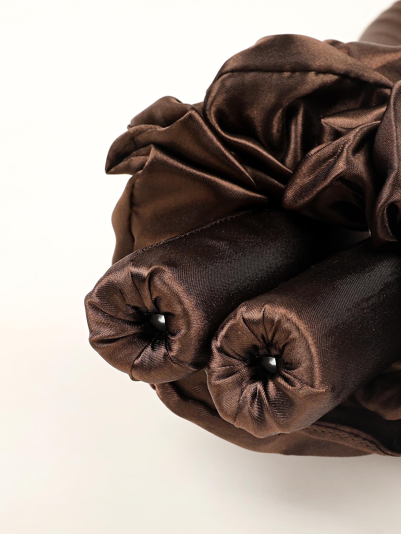 SHEIN مجموعة 4 قطع مجعدات شعر صلبة بدون حرارة