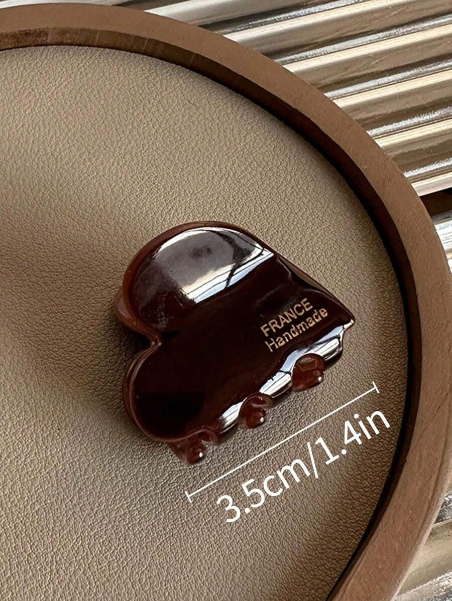 SHEIN مشابك شعر شكل قلب صغير