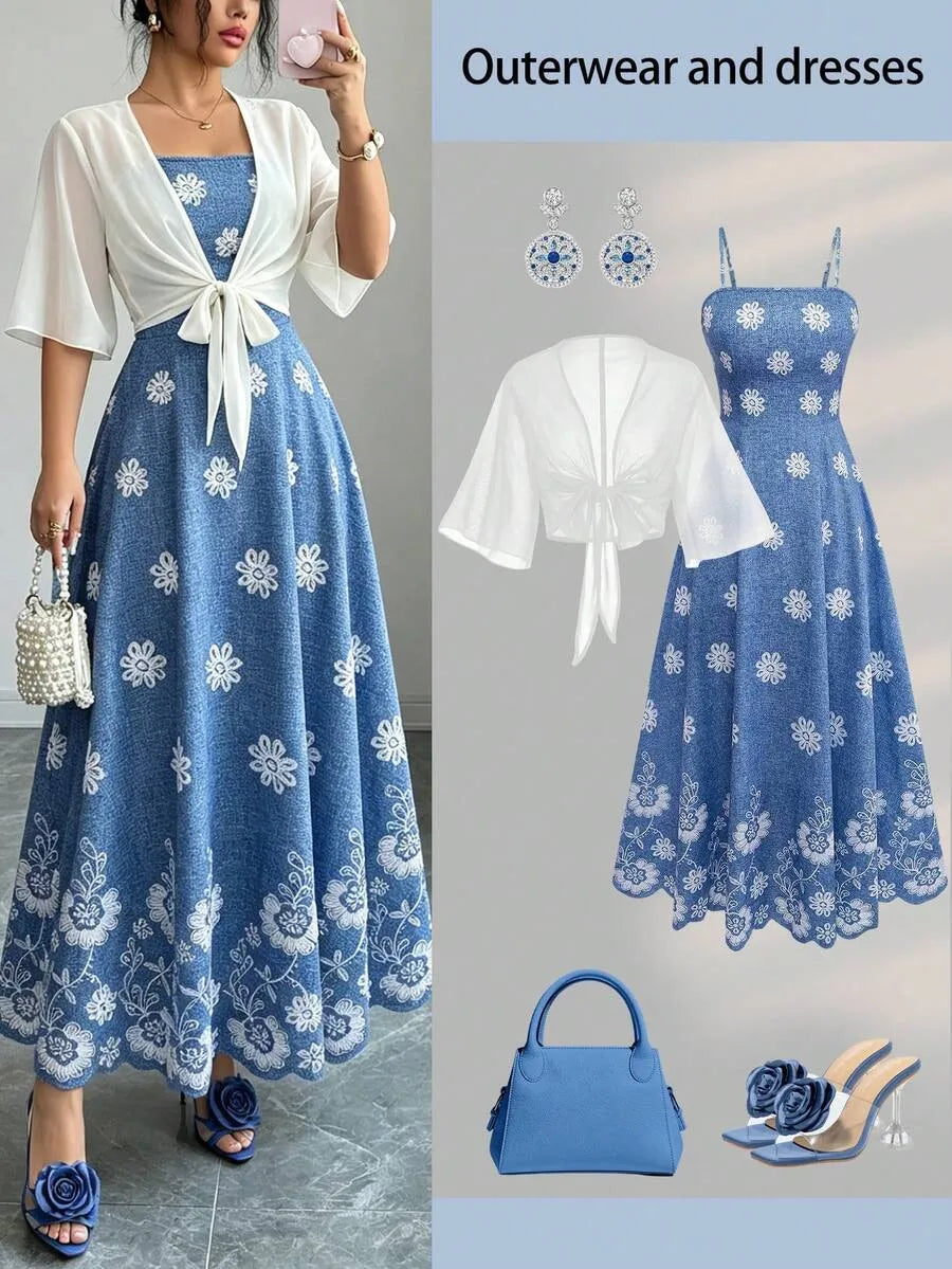 SHEIN طقم نسائي أنيق من قطعتين