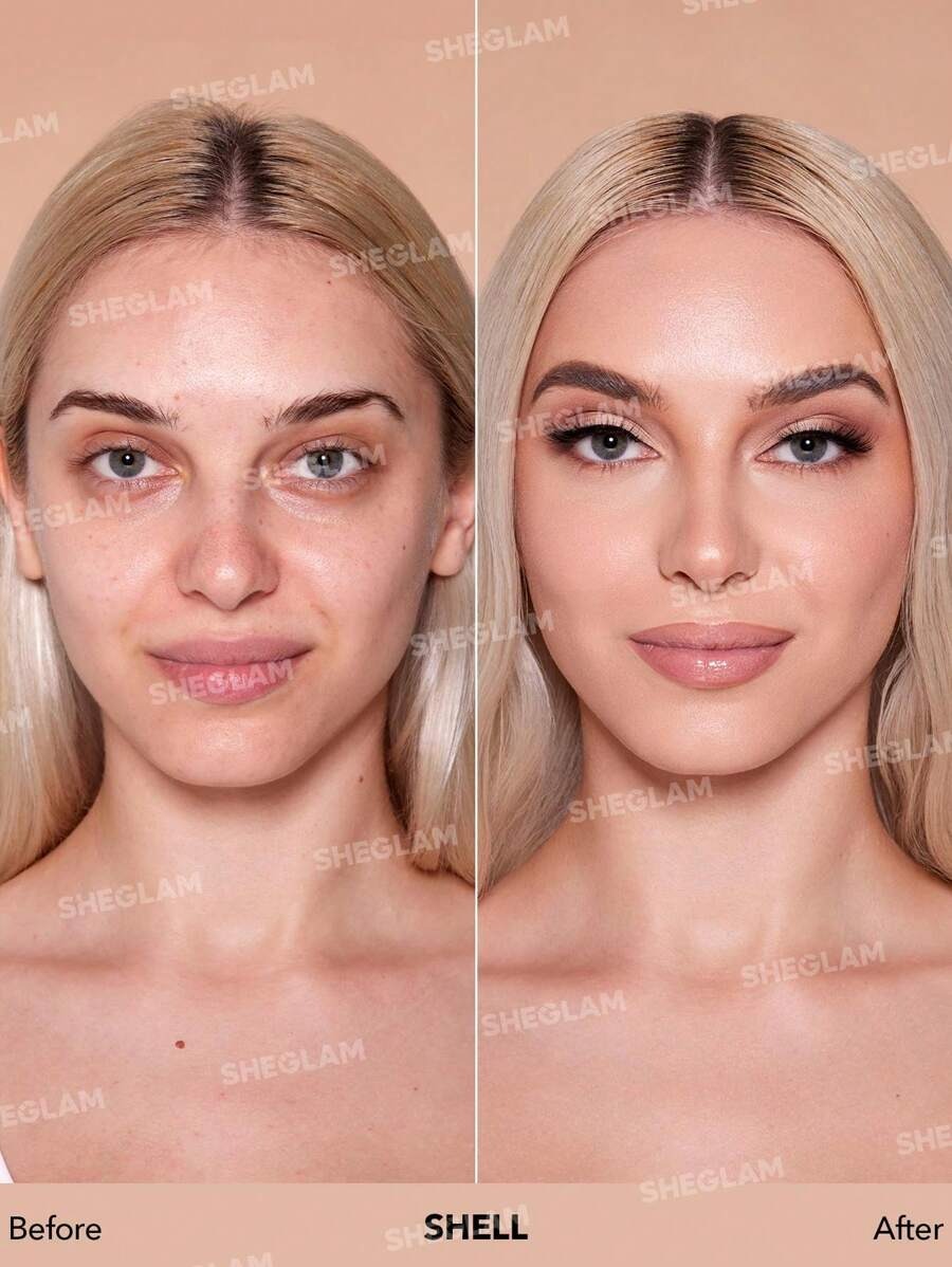 SHEGLAM Shell  عينه كريم أساس ناعم ومرطب لبشرة مثالية