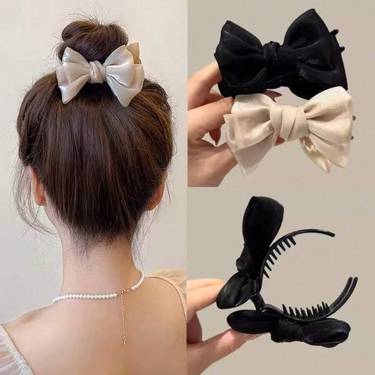 SHEIN مشبك شعر كبير بفيونكة أنيقة