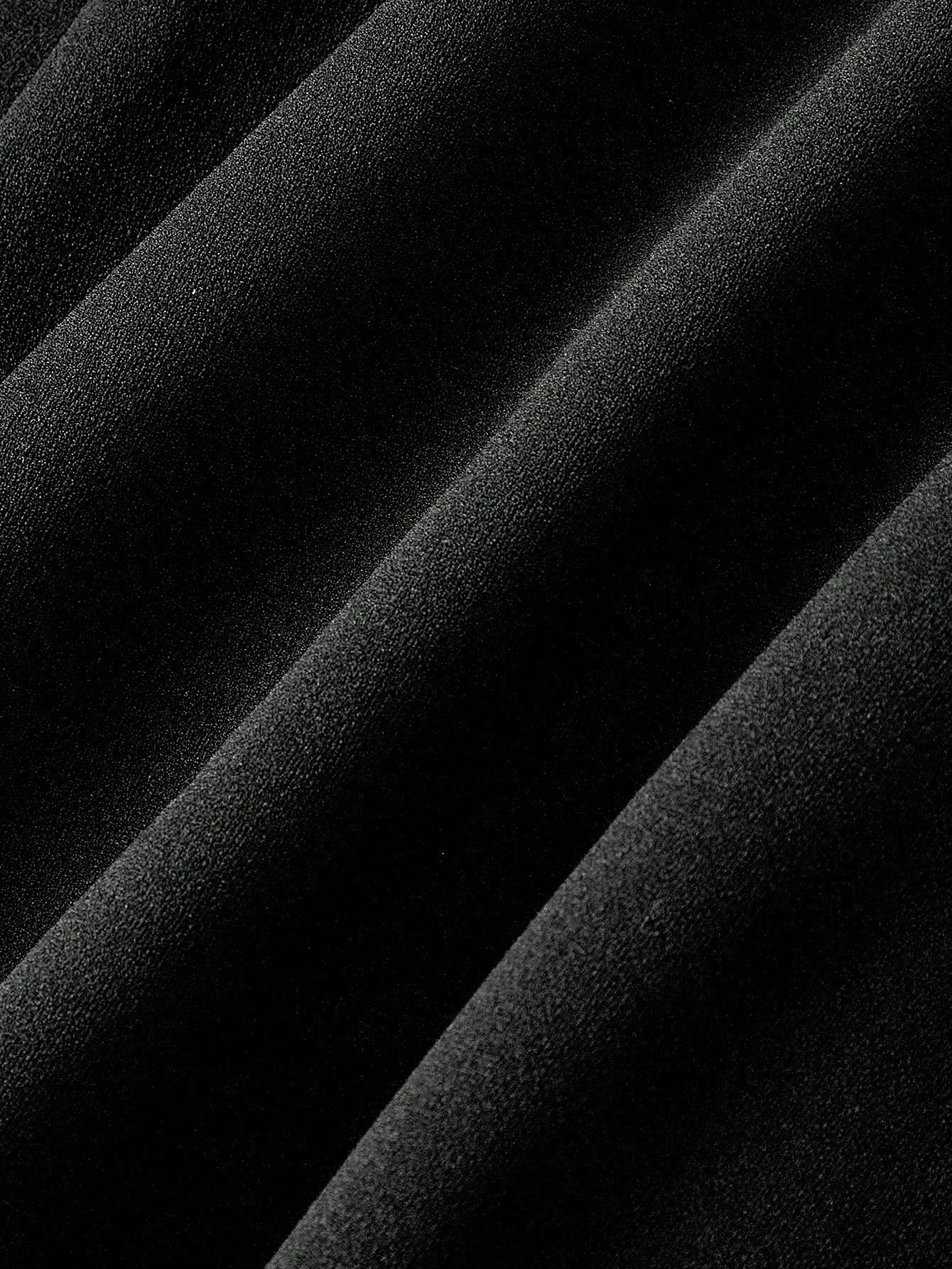 SHEIN MOD فستان طويل الأكمام بياقة عالية وشبك أنيق