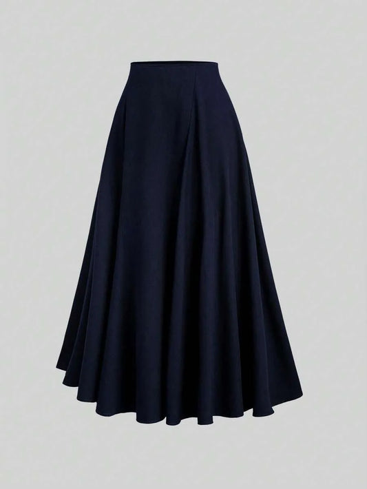 SHEIN Sweetra تنورة طويلة فضفاضة وأنيقة