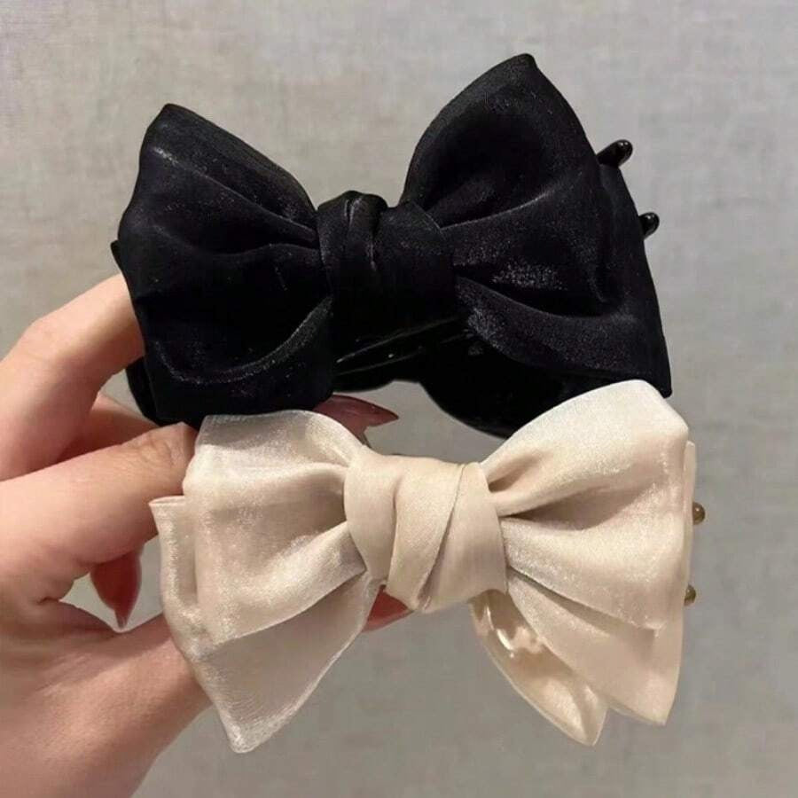 SHEIN مشبك شعر كبير بفيونكة أنيقة