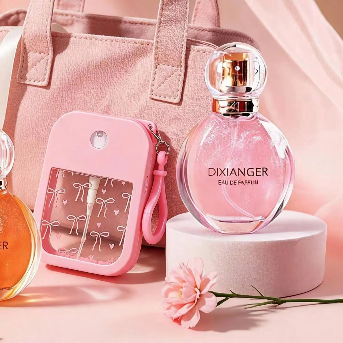 SHEIN عطر نسائي بمسحوق ذهبي برائحة الكاكاو والزهور 30 مل