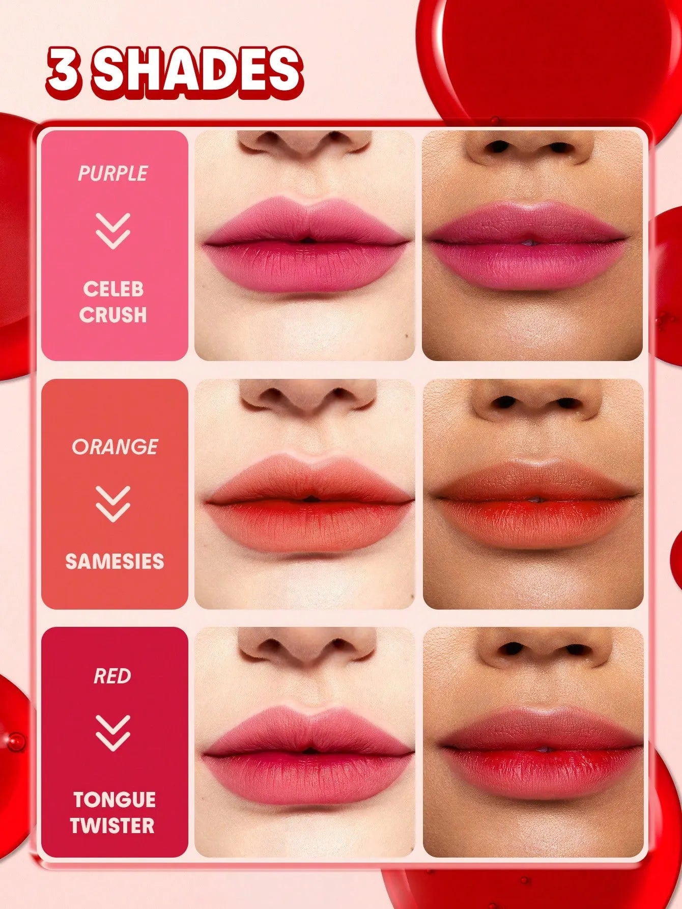 SHEGLAM Lip Tint أحمر شفاه سائل قابل للتقشير