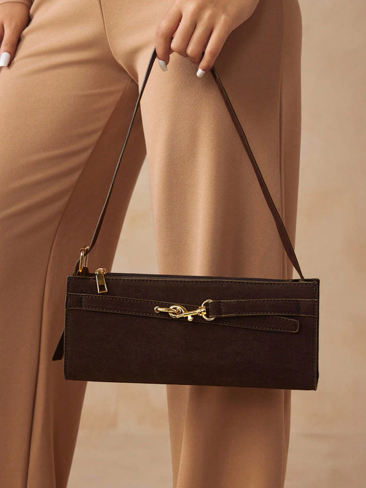 SHEIN SXY حقيبة كتف نسائية أنيقة وعملية للاستخدام اليومي والمكتب والمواعيد
