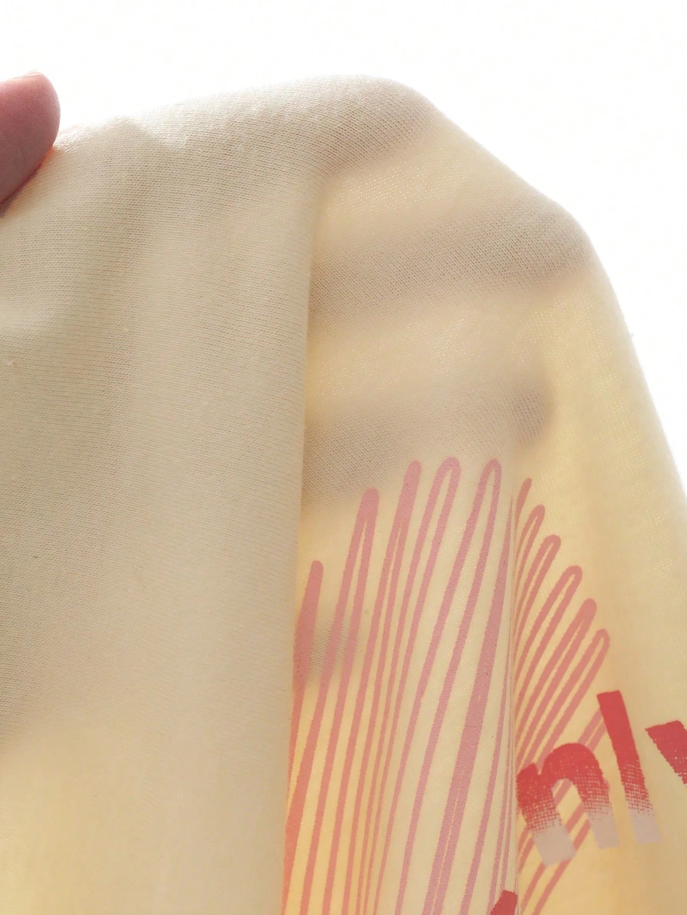 SHEIN DAZY طقم بيجامة فضفاض تي شيرت بطبعة قلب