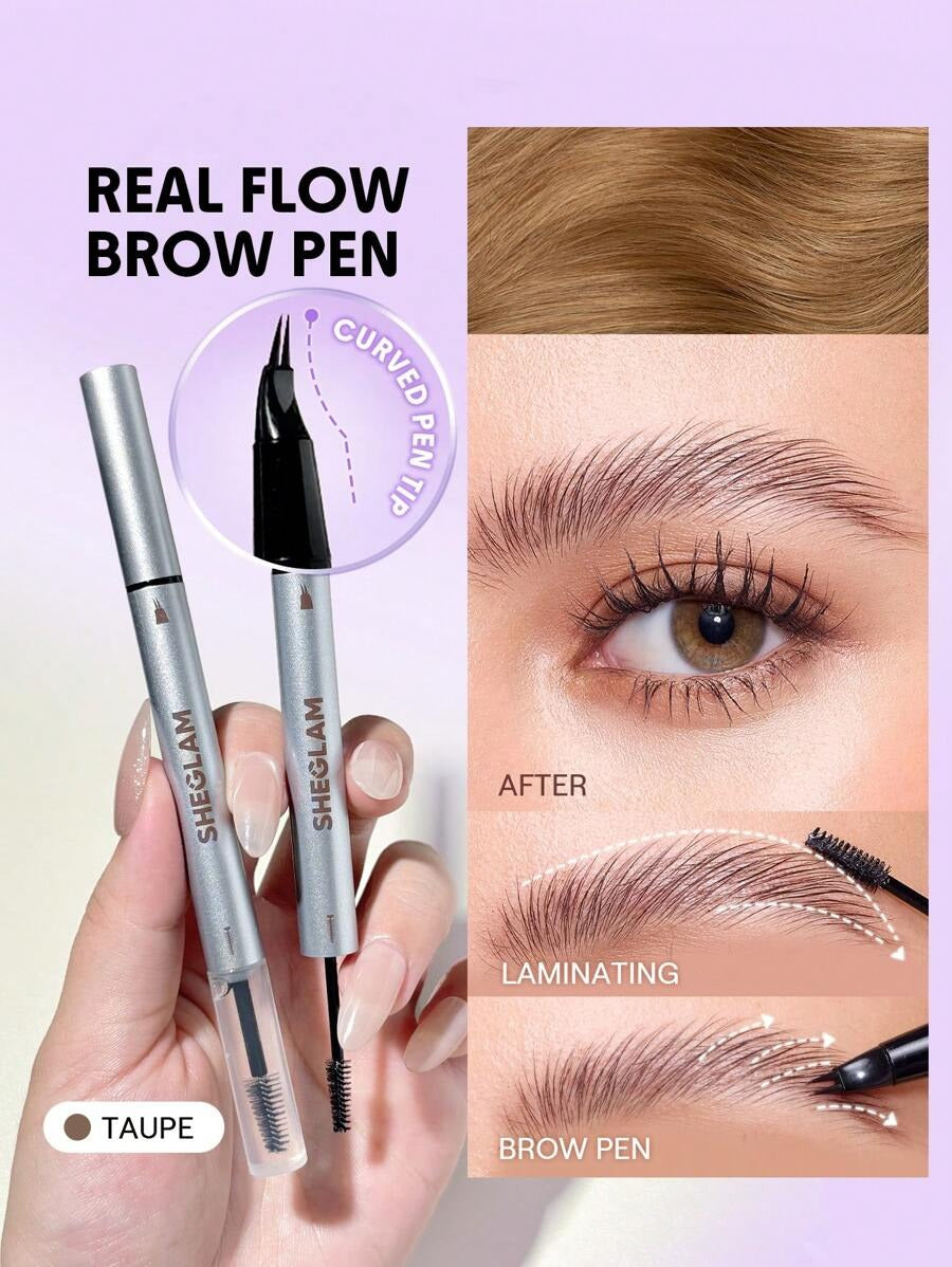 SHEGLAM Real Flow قلم تصفيف الحواجب محدد دقيق