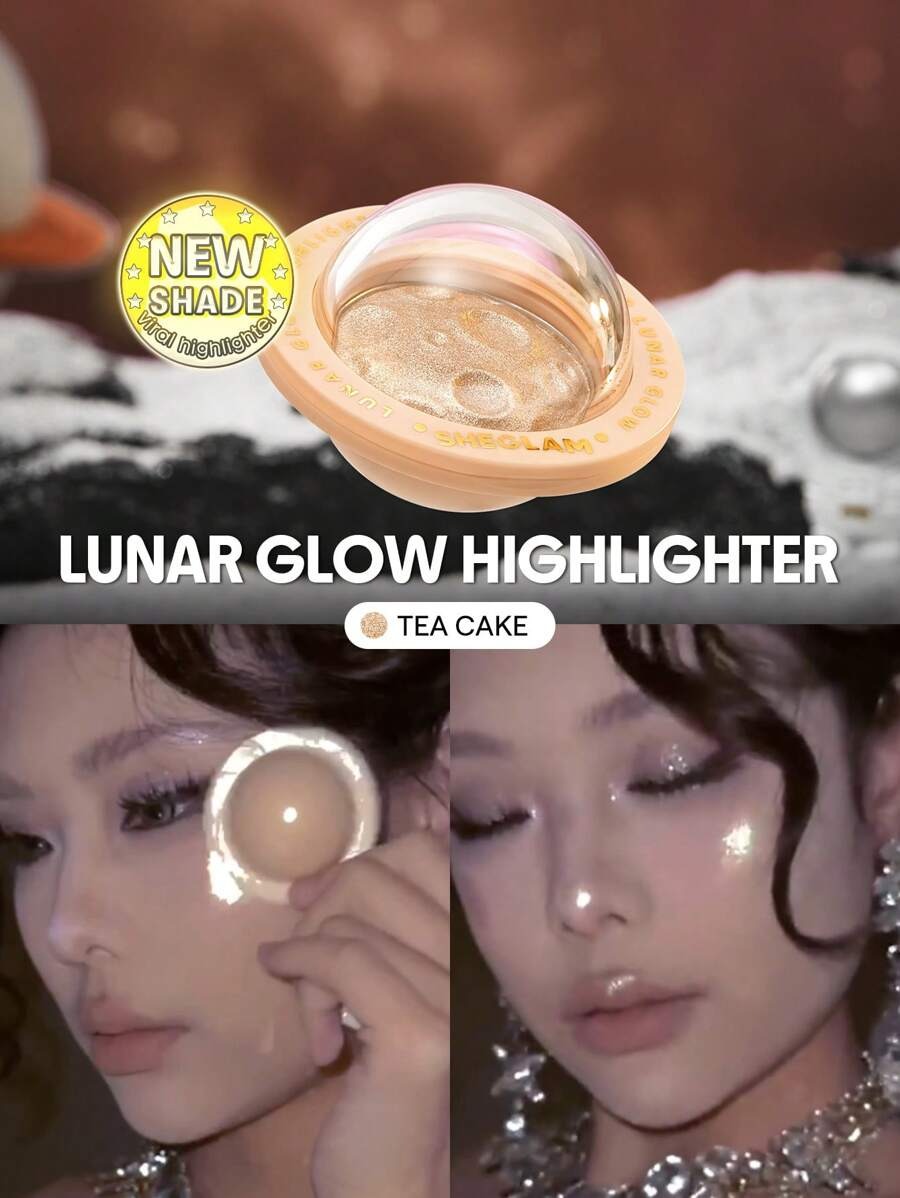 SHEGLAM Lunar Glow Tea Cake بودرة هايلايتر