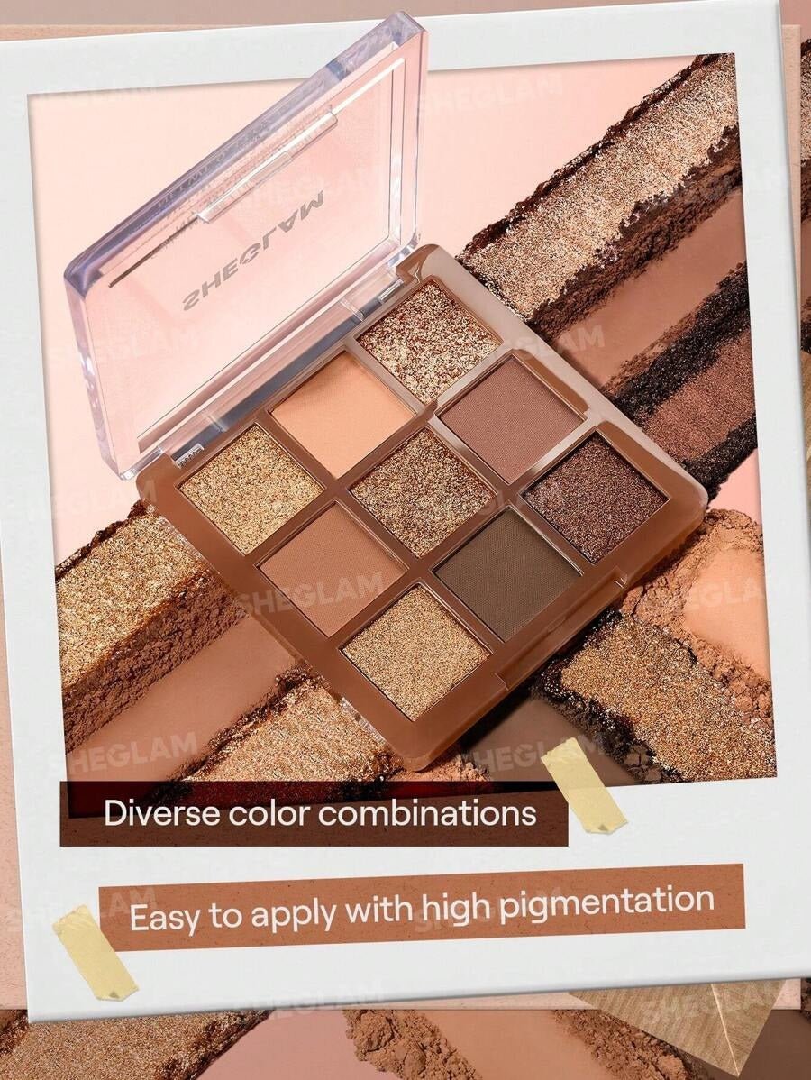 SHEGLAM Golden Mirage باليت ظلال عيون