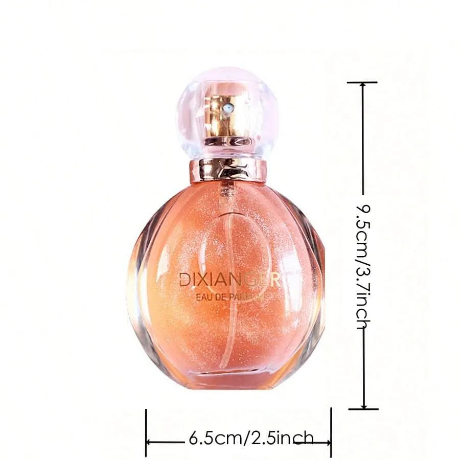 SHEIN عطر نسائي بمسحوق ذهبي برائحة الكاكاو والزهور 30 مل