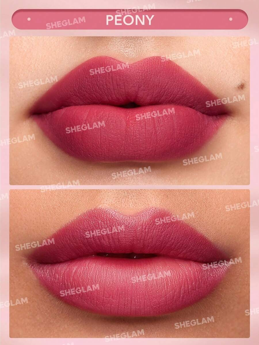 SHEGLAM Peony أحمر شفاه مات