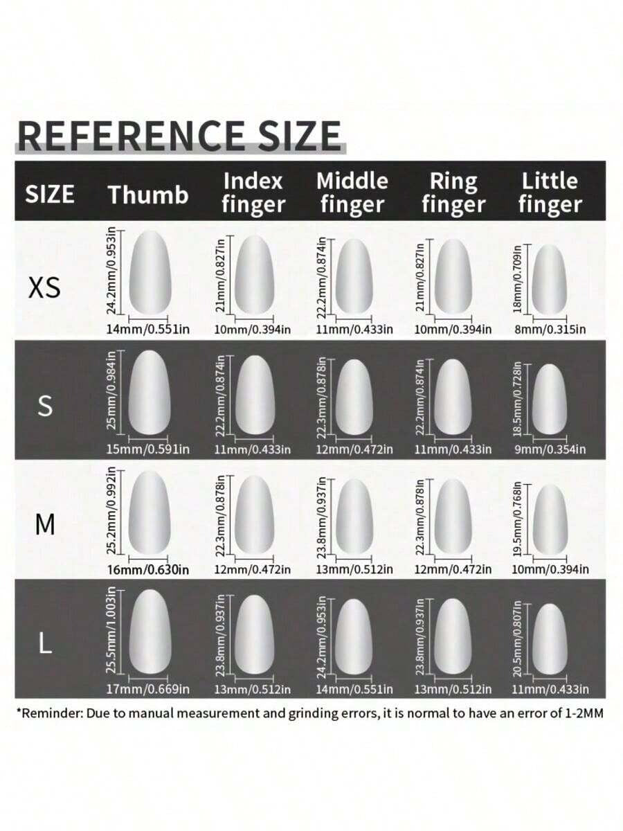 SHEIN طقم أظافر عين القطة الوردية – 10 قطع