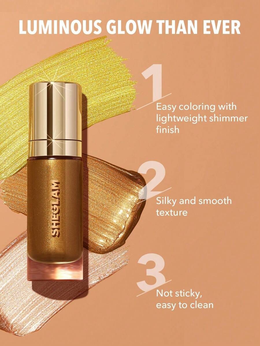 SHEGLAM Athena هايلايتر جسم سائل لون
